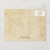  Damask RSVP Briefkaart in Roze en Groen (Achterkant)