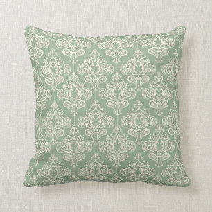 Damask - Sage Green Kussen