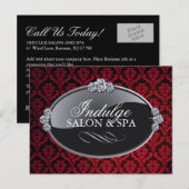 Damask Salon et carte postale Spa (Devant / Derrière)
