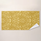 Damask sans couture motif répétant arrière - plan. (Serviette de bain)