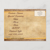 Damask Save the Date! Briefkaarten (Achterkant)