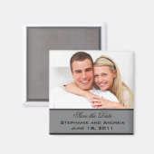 Damask Save the Date Magnet Magneet (Voorkant / Achterkant)