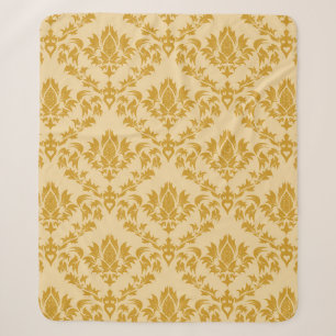 Damask seamless backgroundpattern, abstract, antiq sherpa deken