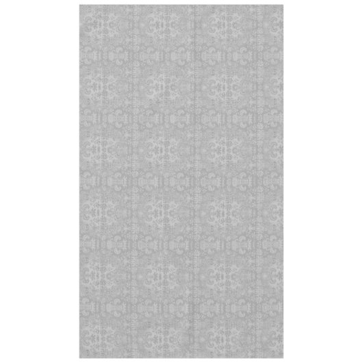Damask Silver Grey Classic Multi-Size Tafelkleed (Voorkant)