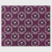 Damask Skull Cadeaupapier (Vlak)