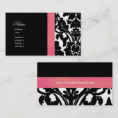 Damask Sophisticate ~ Carte de visite (Devant / Derrière)