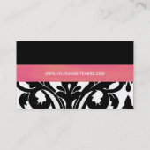 Damask Sophisticate ~ Carte de visite (Dos)