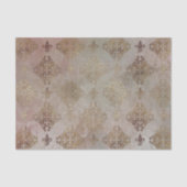 Damask Steampunk |  Golden Ornamental Tissuepapier (Voorkant)