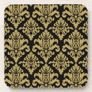 Damask Stof decoratief Print Bier Onderzetter