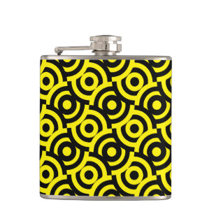 Damask stof decoratieve print heupfles