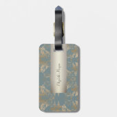  Damask, Swirls Bagagelabel (Achterkant verticaal)