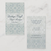 Damask Swirls Lace Dream Custom Visitekaartje (Voorkant / Achterkant)
