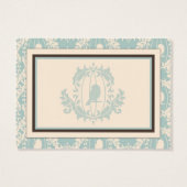 Damask Tweets TY Carte pour notes (Dos)