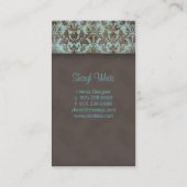 Damask Visitekaartje Interior Design 4 (Achterkant)