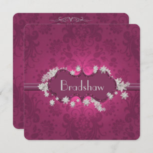 Damask Vow Renewal Ceremony Kaart