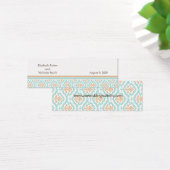 Damask Wallpaper Floral Mariage Website Card (Bureau)