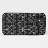 Damask Wallpaper - wit + je achtergrond. Case-Mate iPhone Case (Achterkant (horizontaal))