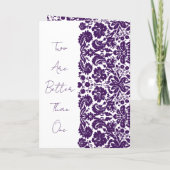 Damask Wedding-Uitnodiging-Christelijke Manuscript (Achterkant)