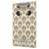 Damask White Gold Makeup Eyes Lashes Personalized Klembord (Links)