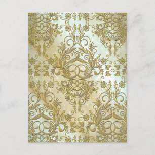 Damask Wildbloemen, MORNING STARS Briefkaart