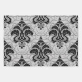 Damask Wrapping Paper Flat Sheet Set of 3 (Voorkant 2)