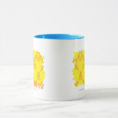 Damask Yellow-Sinaasappel 2 Mok (Midden)