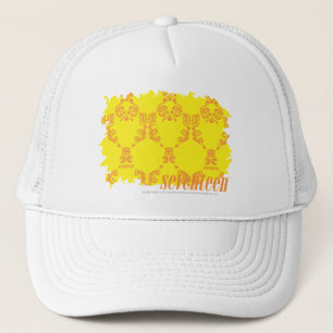 Damask Yellow-Sinaasappel 2 Trucker Pet