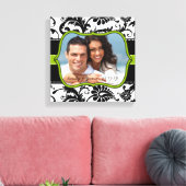 Damask Your Photo Wrapped Canvas Afdruk (Insitu (Woonkamer))
