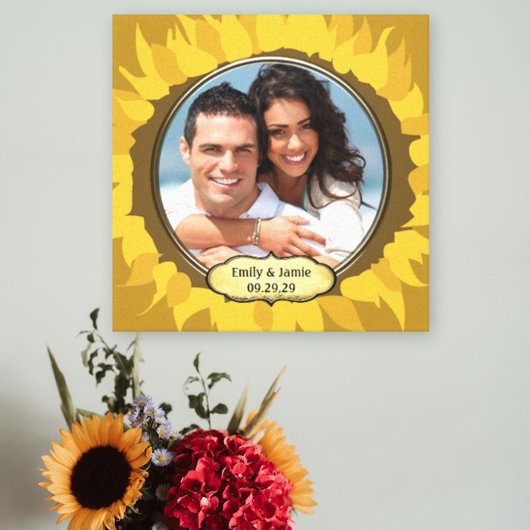 Damask Your Photo Wrapped Canvas Afdruk