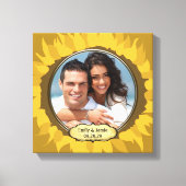 Damask Your Photo Wrapped Canvas Afdruk (Voorkant)