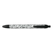 Damask Zwarte Inkt Pen (Achterkant)