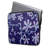 Damaskikkerhoes voor neopreen-laptop laptop sleeve (Voorkant Links)
