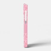 Damaslicht roze kangaroo paw patroon Case-Mate iPhone case (Achterkant / Links)