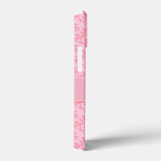 Damaslicht roze kangaroo paw patroon Case-Mate iPhone case (Achterkant / Rechts)