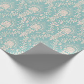 Damaspatroon Cadeaupapier (Hoek)