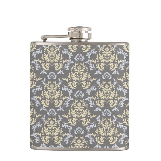 Damaspatroon Heupfles (Voorkant)