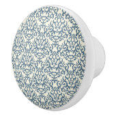 Damaspatroon op verloopachtergrond 2 keramische knop (Rechts)