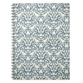 Damaspatroon op verloopachtergrond 2 notitieboek (Voorkant)