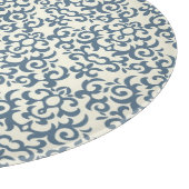 Damaspatroon op verloopachtergrond 2 snijplank (Hoek)