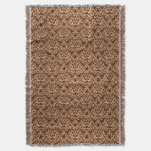 Damaspatroon op verloopachtergrond deken (Voorkant Verticaal)