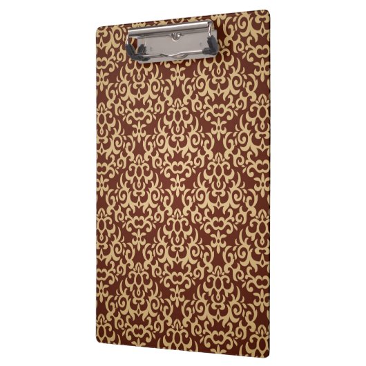 Damaspatroon op verloopachtergrond klembord (Links)