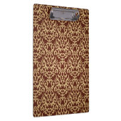 Damaspatroon op verloopachtergrond klembord (Rechts)