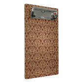 Damaspatroon op verloopachtergrond mini klembord (Schuin)