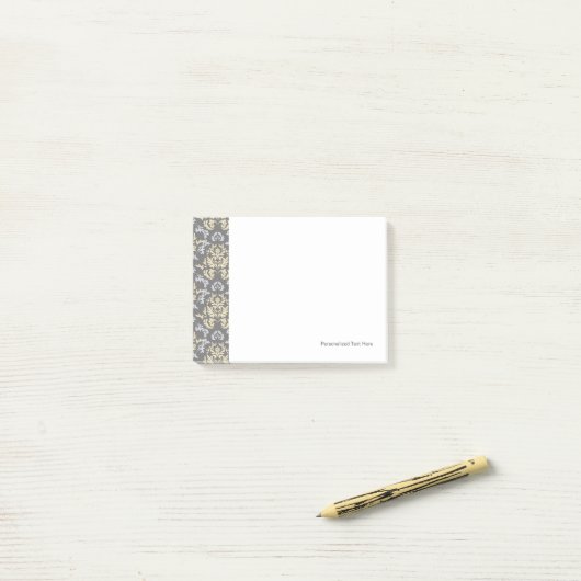 Damaspatroon Post-it® Notes (Op bureau)