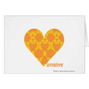 Damassé 2 jaune-orange