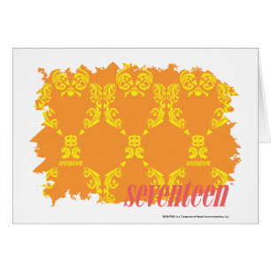 Damassé 4 jaune-orange