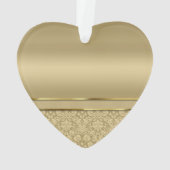 Damassé métallique d'or de pierre gemme bleue de (dos)