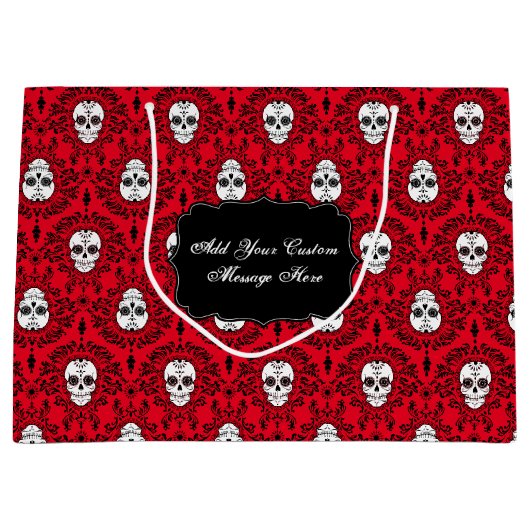 Damassé morte - sac fait sur commande de cadeau de (Devant)
