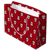 Damassé morte - sac fait sur commande de cadeau de (Dos Angle)