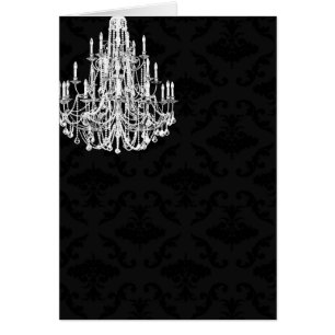 Damassé noire de lustre